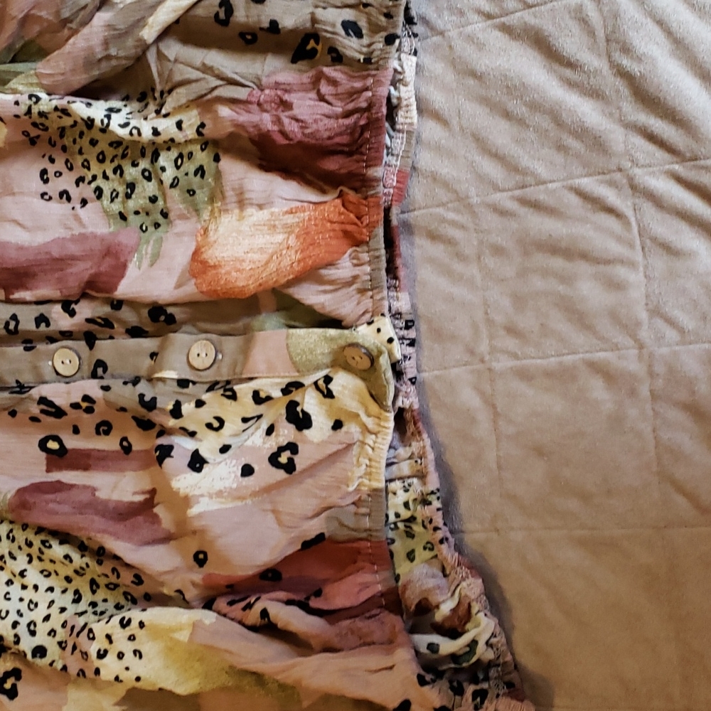 ODDY Animal print short sleeve blouse , - Picture 9 of 10